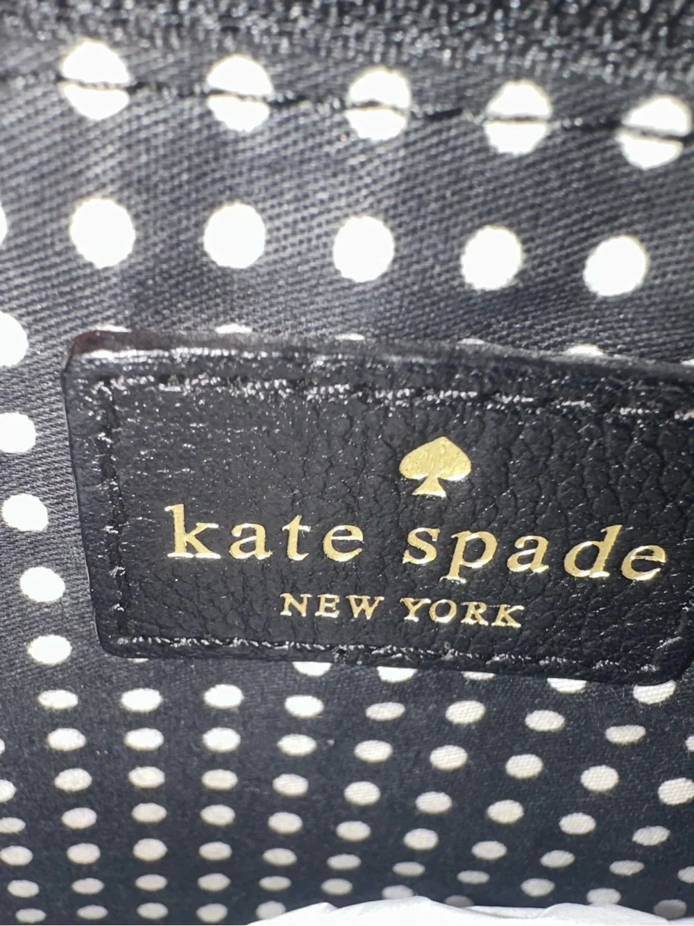 Kate Spade Black Leather Bow Satchel